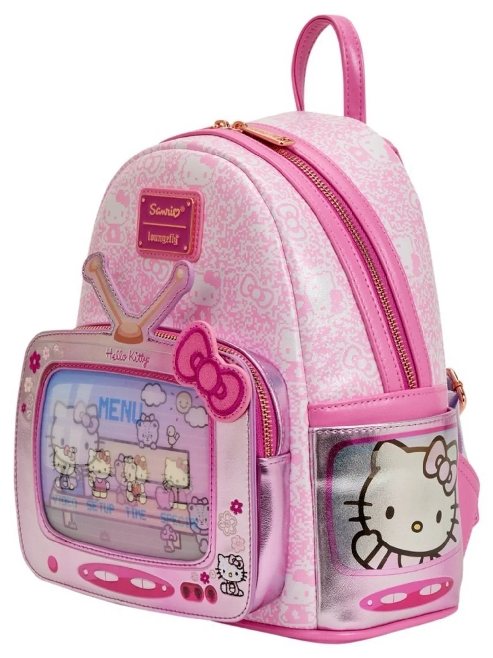 Loungefly Hello Kitty Pink TV Mini Backpack